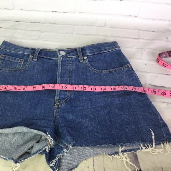 Everlane The Cheeky Short Denim Jean Shorts Blue - Picture 7 of 11